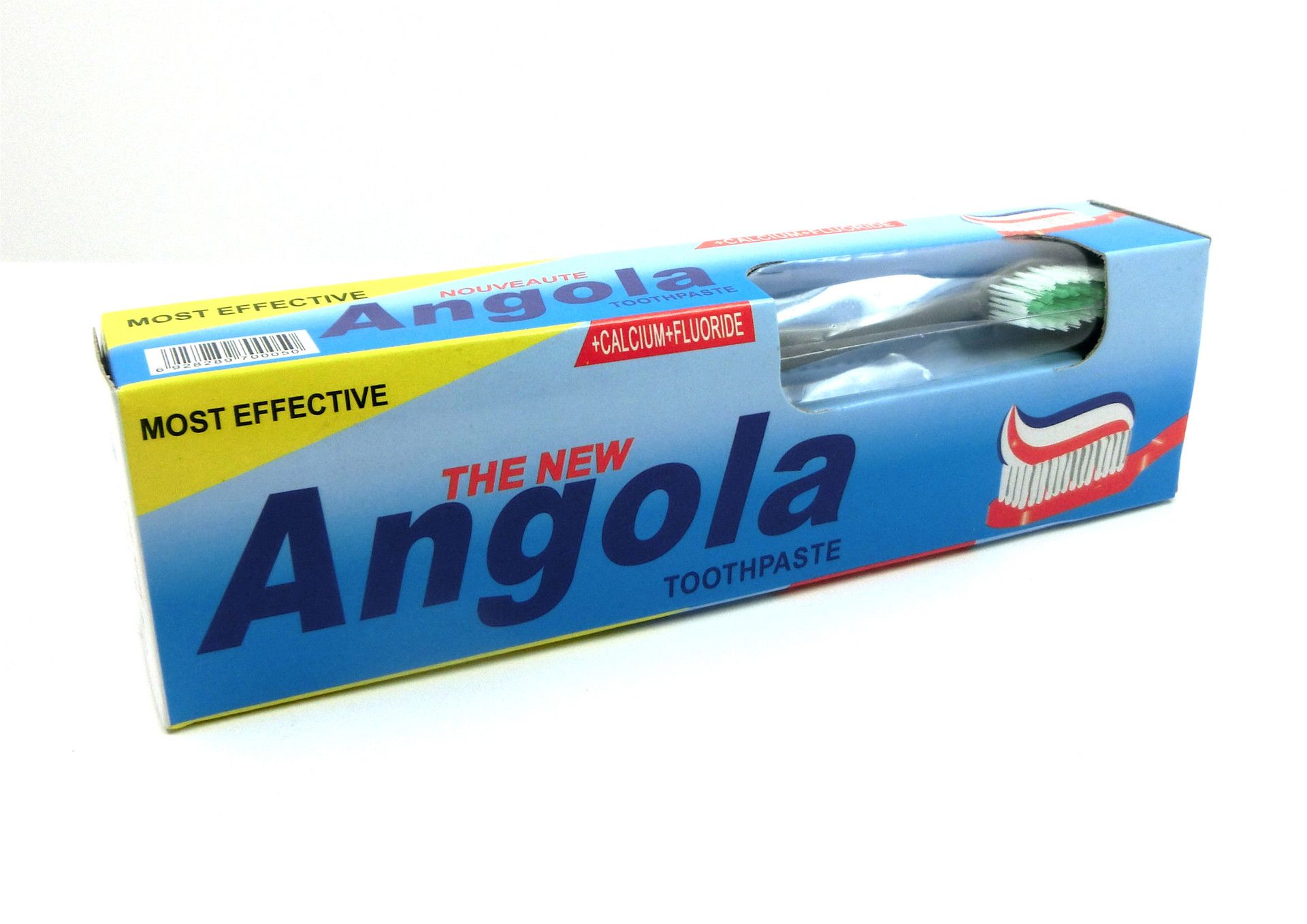 toothpaste angola and toothbrush spearmint whitening sensitive gum travel size toothpaste