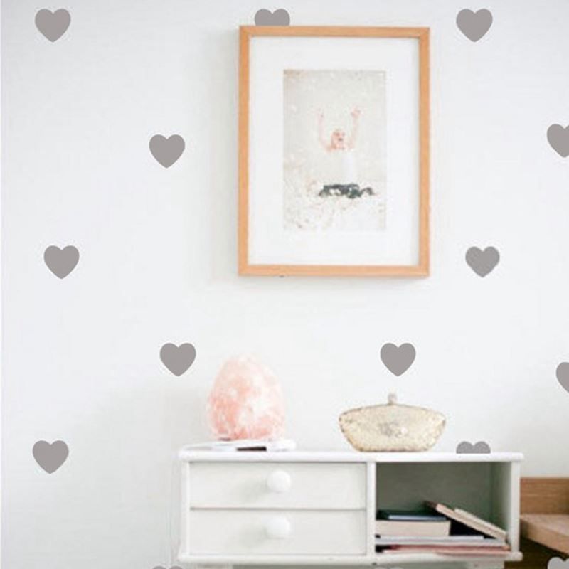 little hearts wall stickers wall decals, removable home decoration