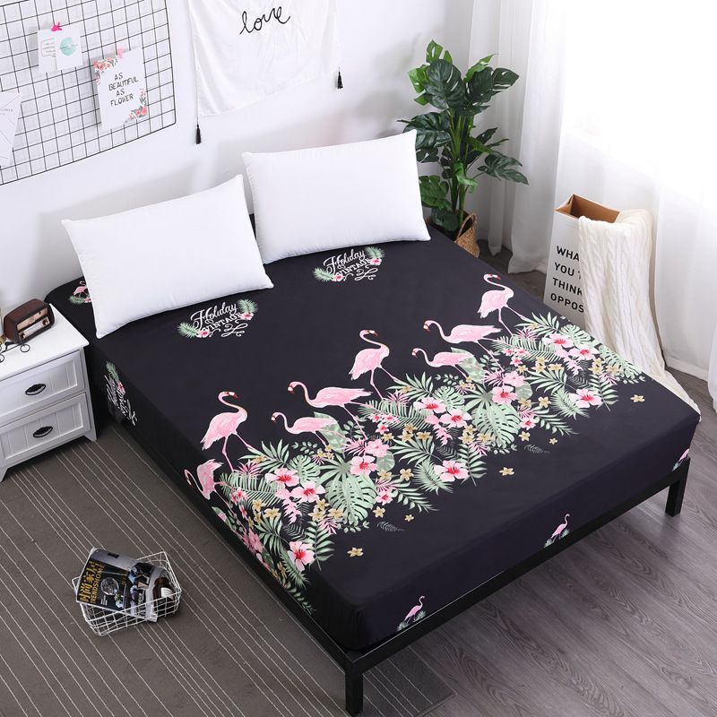 2019 Waterproof Bed Sheet Fasteners Clips Child Baby Wetting 2019 Waterproof Bed Sheet Fasteners Clips Child Baby Wetting Mattress Cover Flamingo Fitted Single Double Full Queen King Size From Xuol