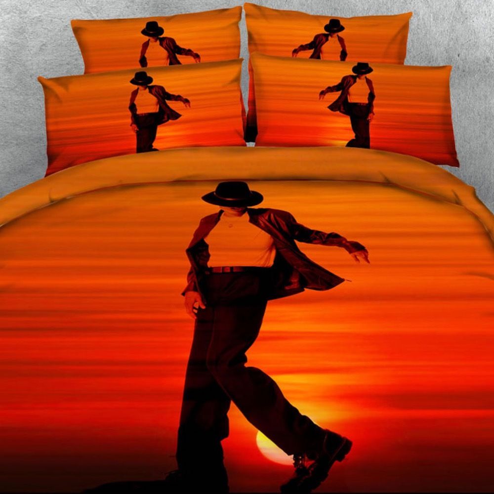 Set Michael Jackson Bed Sheet Style Dancing 3d Tencel Cotton Bedding Set Michael Jackson Bed Sheet Style Dancing 3d Tencel Cotton Bedding Luxury King Duvet Cover Clearance Bedroom Quilt Sets From Sojo