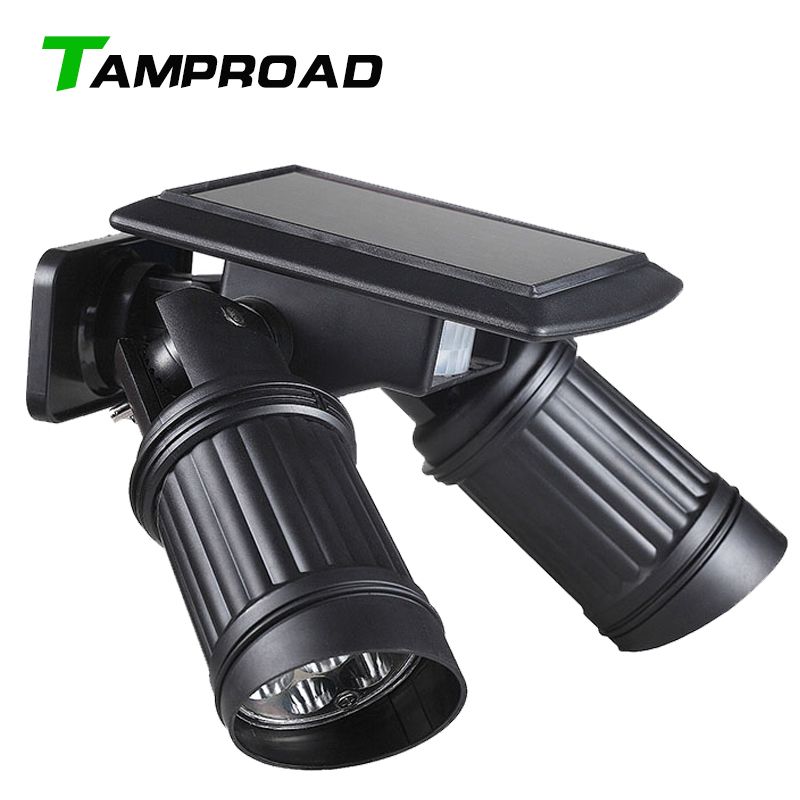 2018 Tamproad Super Bright 14 Leds Spotlight Outdoor Solar Pir 2018 Tamproad Super Bright 14 Leds Spotlight Outdoor Solar Pir Motion Sensor Wall Light Adjule 180 Dual Heads Led Security Lamp From Burty