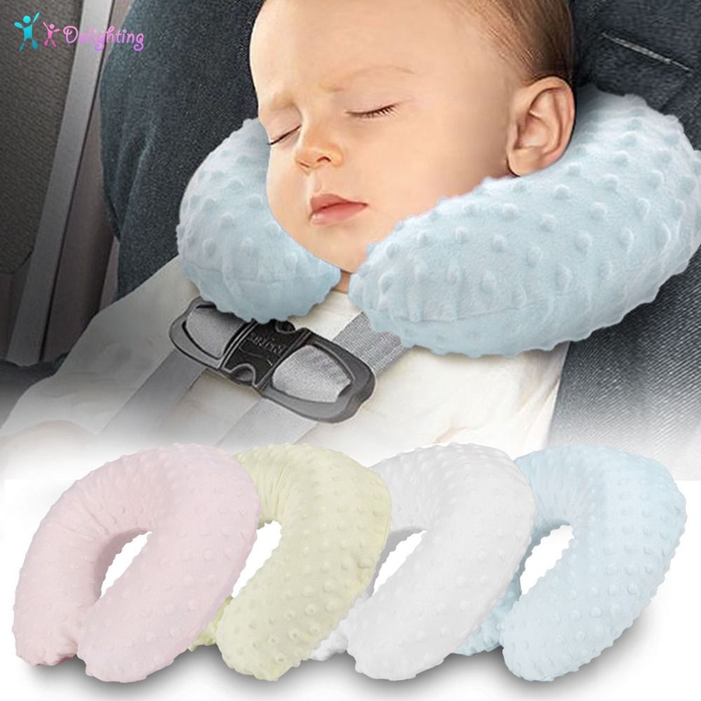Soft Kids Children Car Neck Support Pillow Baby Safety Washable Headrest Sleep Seat Cushion For Travel Stroller Accessories