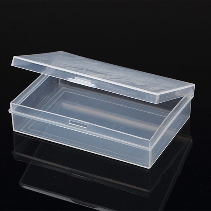 2020 Transparent Plastic Poker Storage Box Clear Square Multipurpose