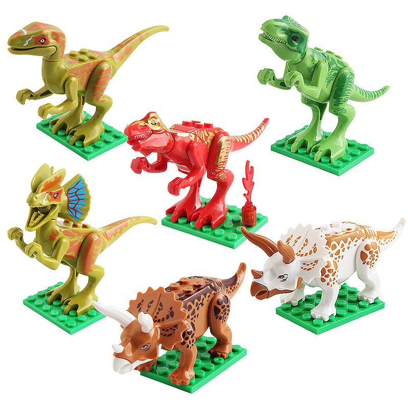 dinosaur building block set