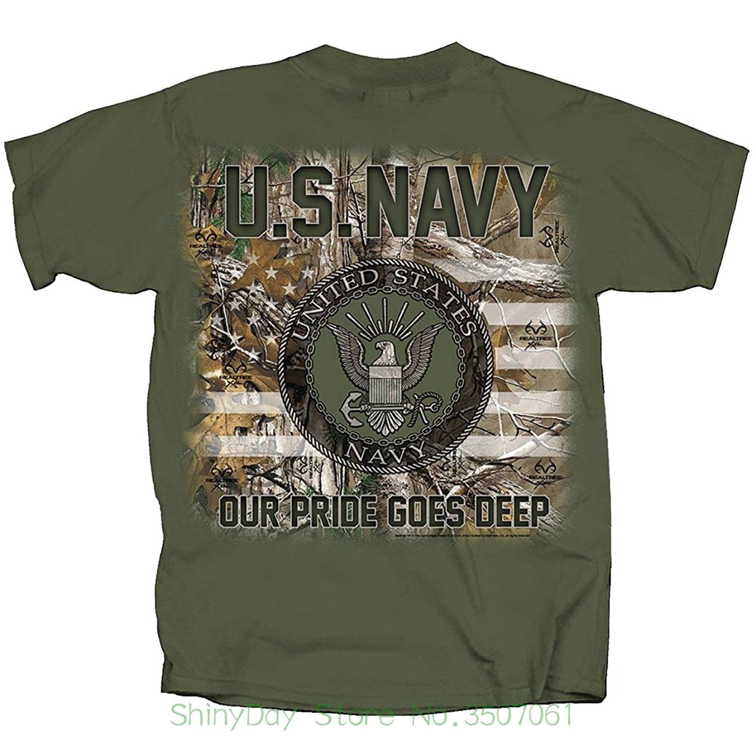 Realtree Mens Camo Green Pocket Tee Active Hunting Outdoors Shooting Lightweight