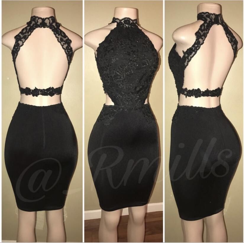 black short dresses 2018