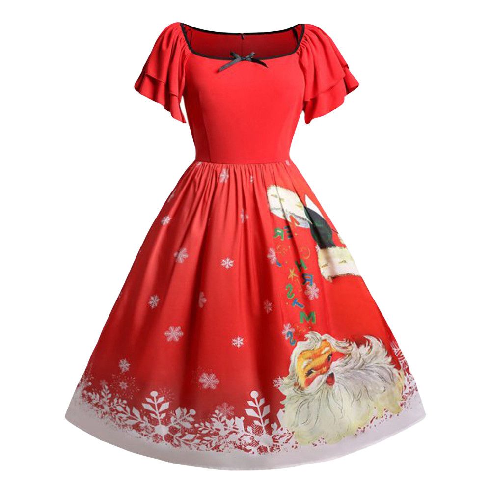 christmas dresses womens plus size