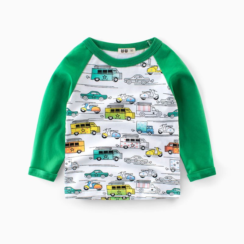 Childrens Long Sleeve T 100/% Cotton Basic Round Neck Long Sleeve Boys Girls Kids /& Toddler T-Shirt