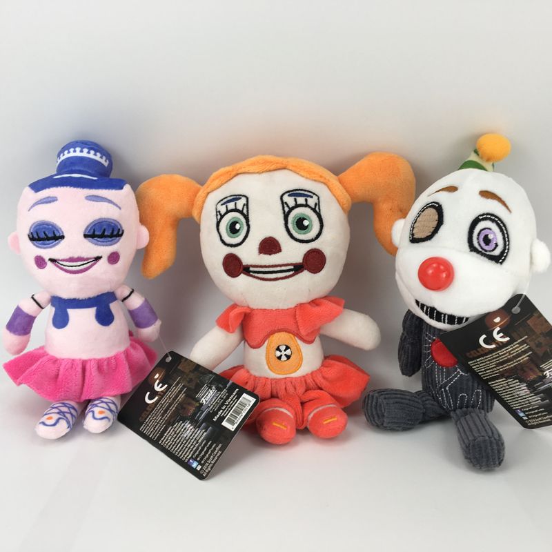 Fnaf Plush Toys 20cm Five Nights At Freddy S Sister Location Freddy Foxy Circus Baby Ballora Plush Stuffed Toys Doll For Kids - 