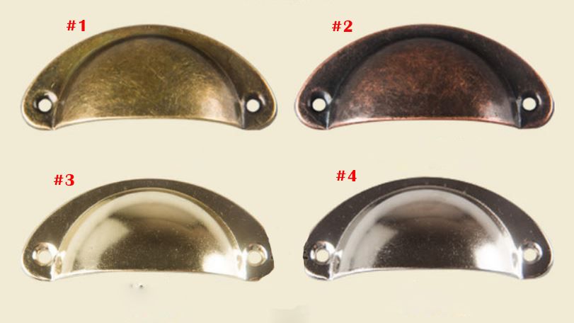 2020 Antique European Vintage Cabinet Knobs Drawers Shellfish Iron Skin Semicircle Furniture Brass Shell Pull Handles From Home First 0 45 Dhgate Com