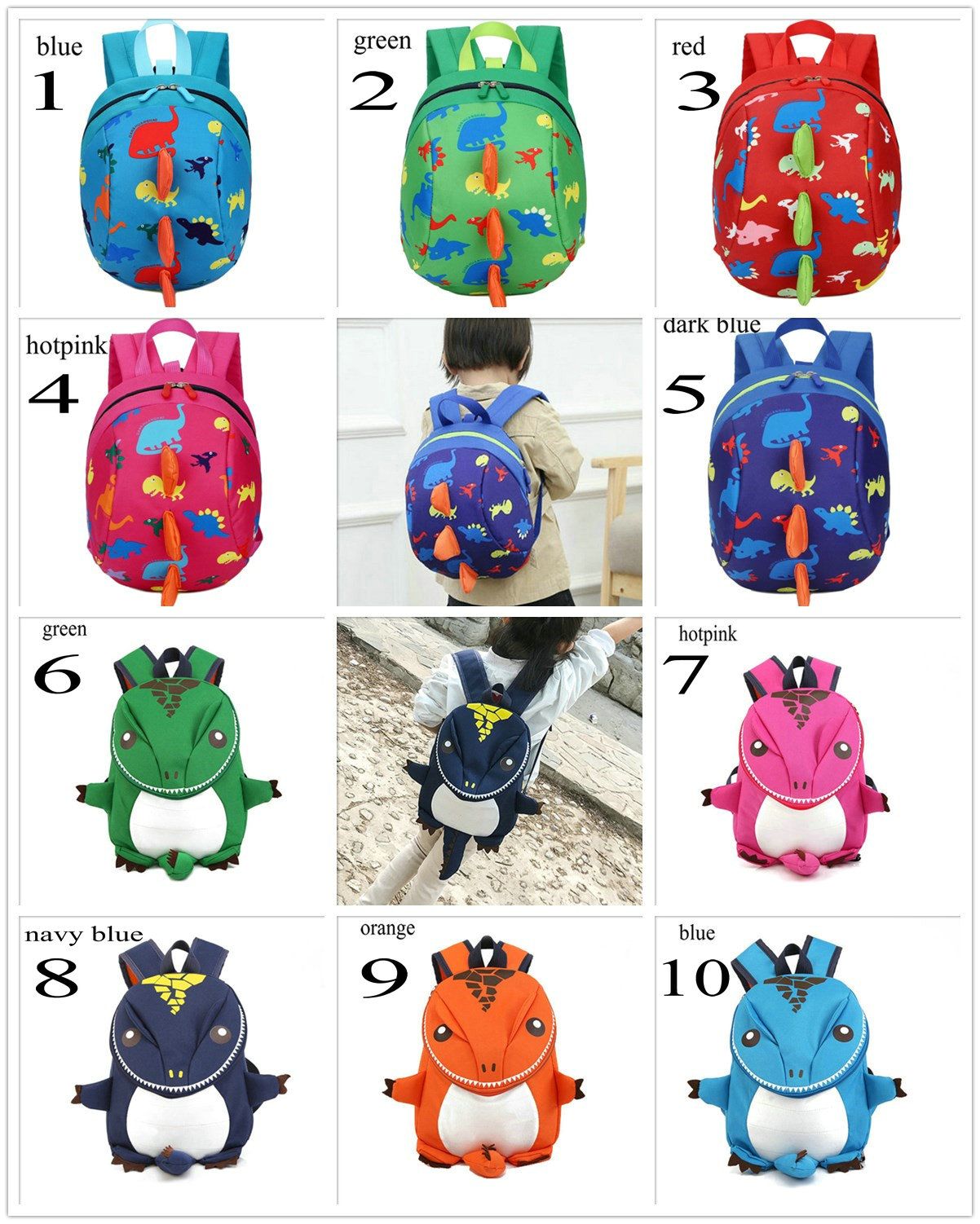 Mochila Escolar para ni/ñas y ni/ños Mochila Grande Informal de Dibujos Animados Dinosaurio Astro