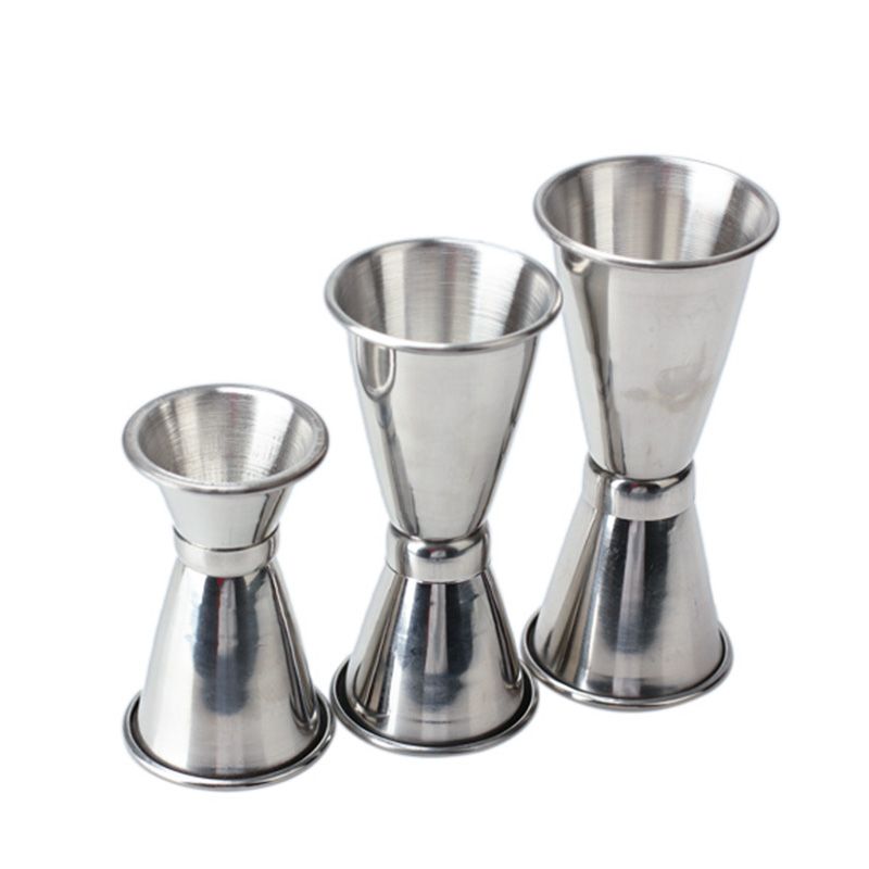 2020 Cocktail Mixer Measuring Cup Jigger Measure Set Stainless Steel