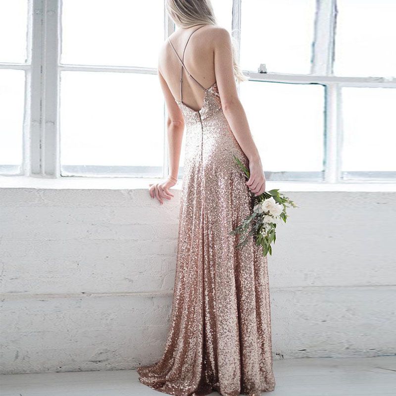 champagne prom dresses 2018