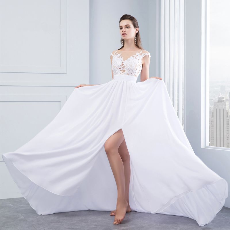 White Dress Size 28
