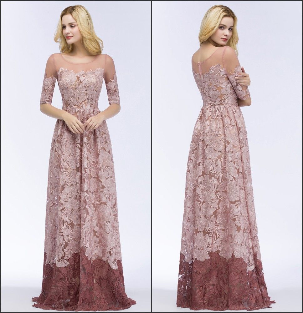 Vintage Lace Bridesmaid Dress
