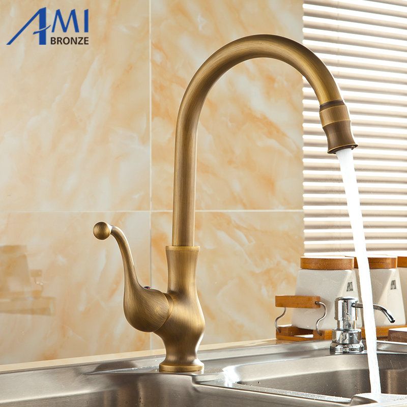 2019 360 Rotate Antique Brass Finish Kitchen Faucets Bathroom Basin 2019 360 Rotate Antique Brass Finish Kitchen Faucets Bathroom Basin Sink Faucet Mixer Tap From Unclouded01 74 47 Dhgate Com
