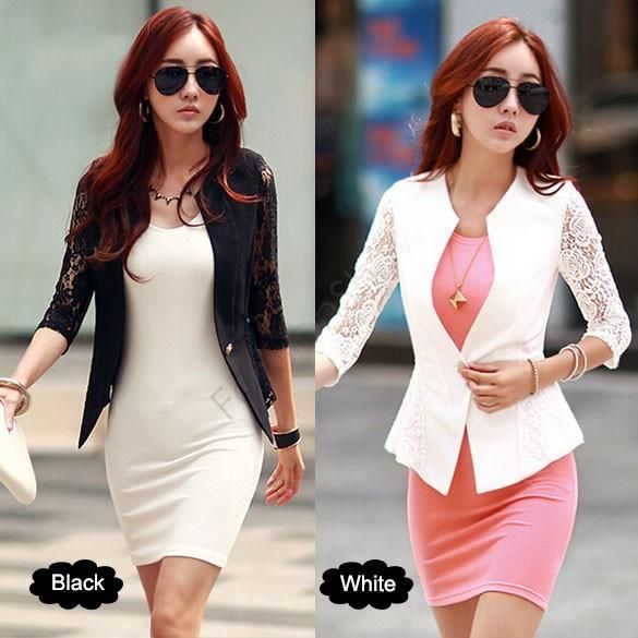 2019 2018 New Fashion Spring Women Jacket Suits Short Design Slim