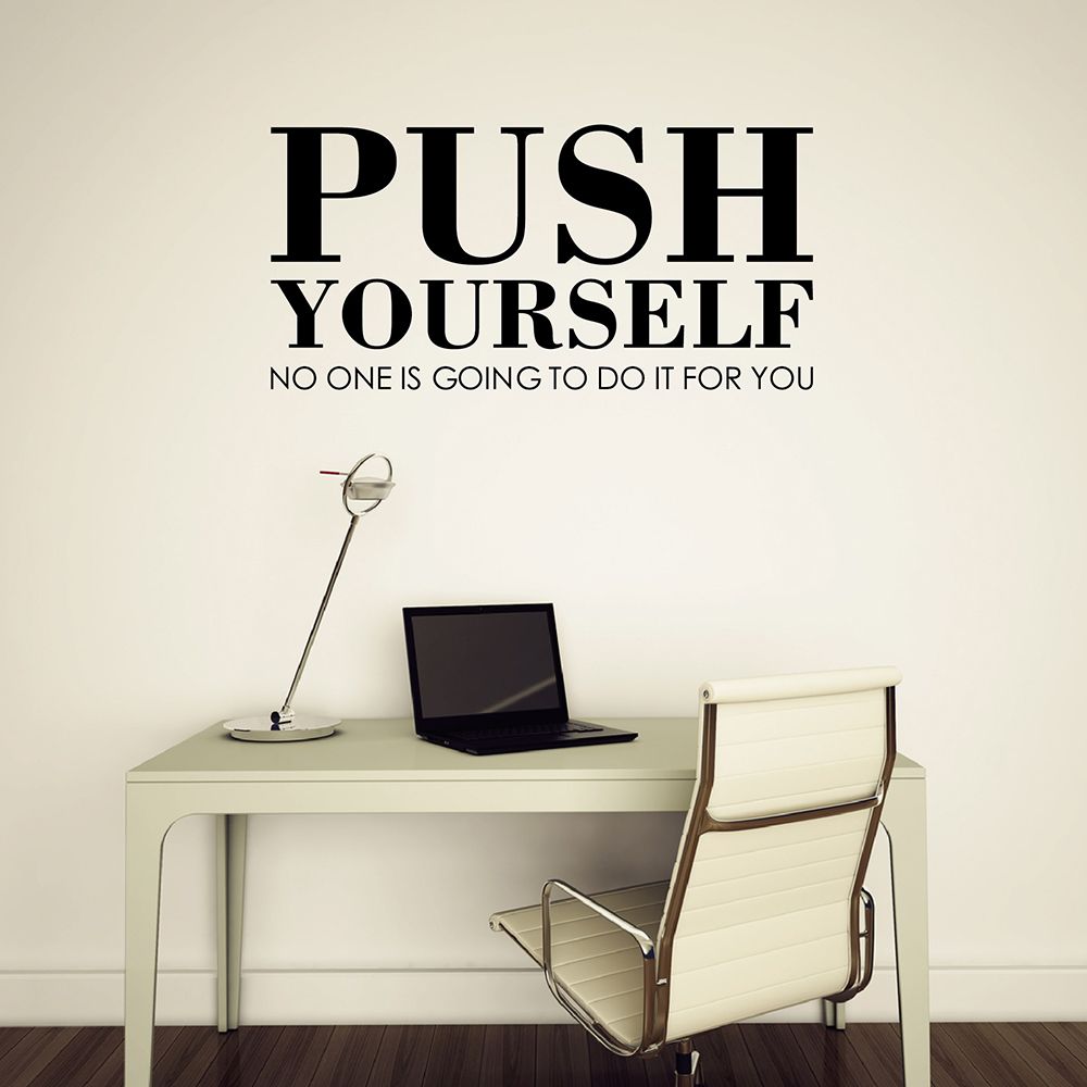 Satın Al Kendini Itin Alıntı Duvar Sticker İlham Alıntı Duvar