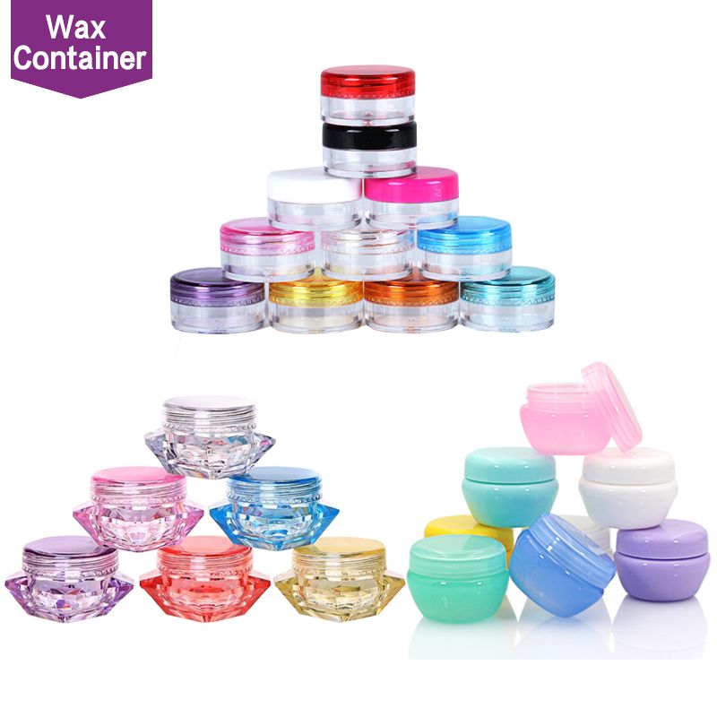 Plastic Wax Containers Jar Box Cases 5ml Capacity Wax Holder Container