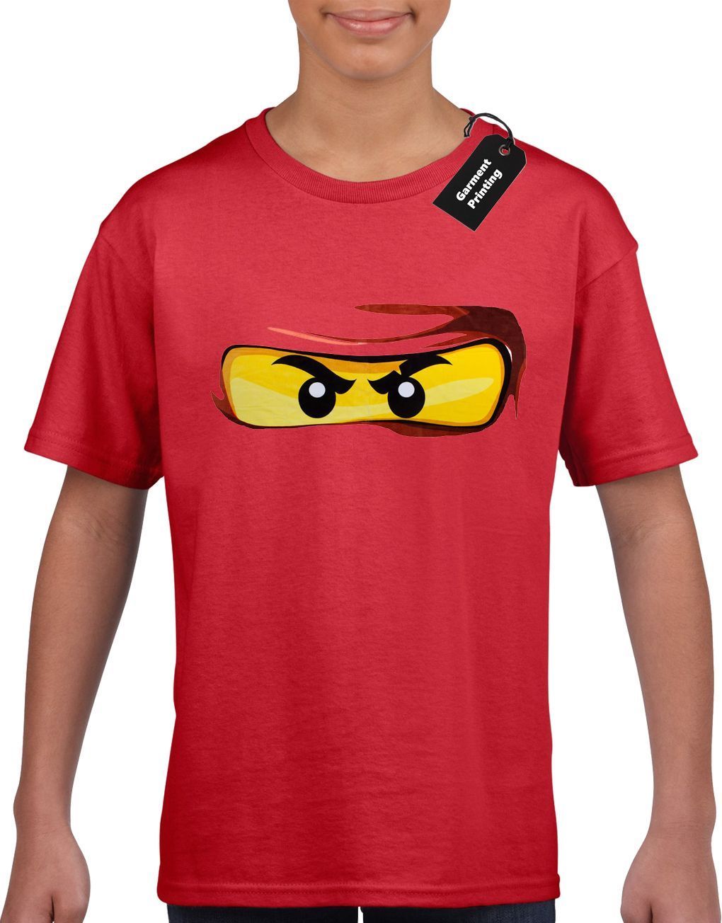 Lego Ninjago Boys Long Sleeve Red Hooded T-Shirt