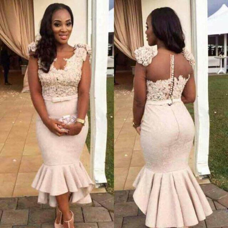 tea length mermaid dress