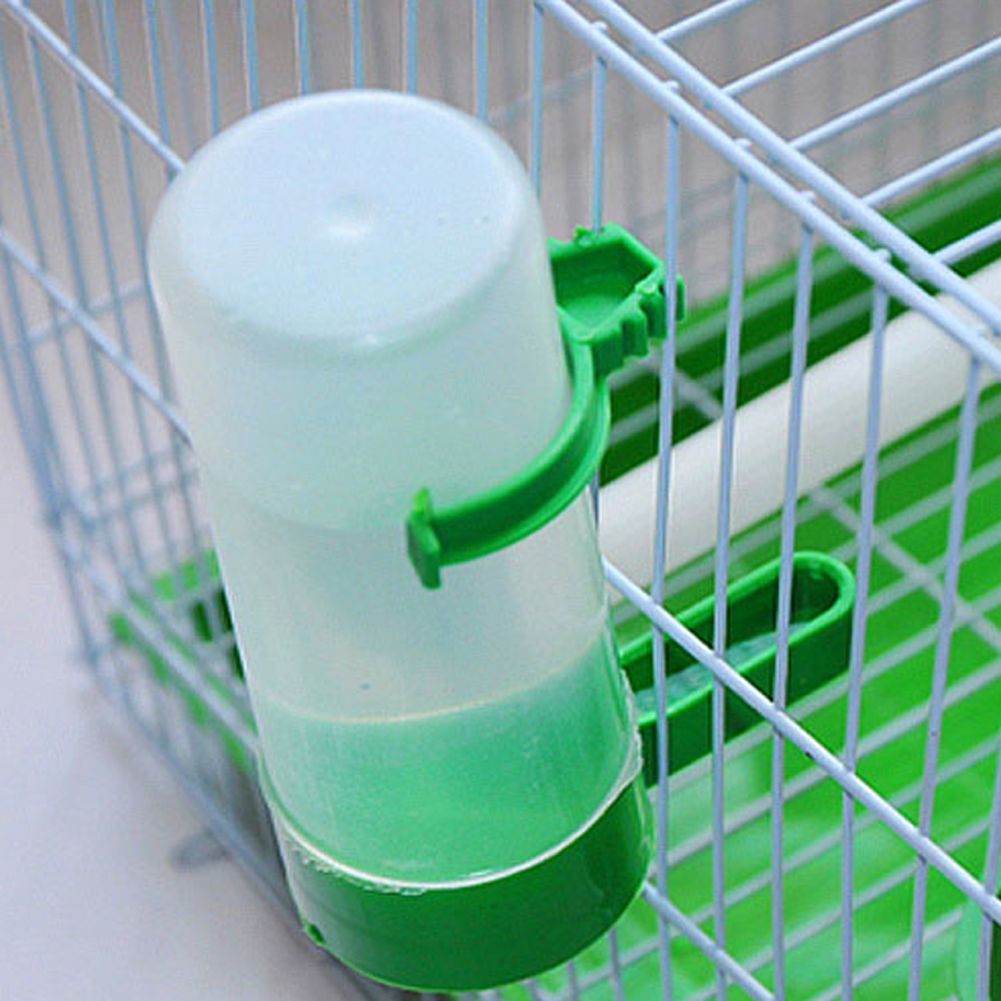 New Hot Bird Parrot Drinker Feeder Waterer Clip For Aviary Budgie
