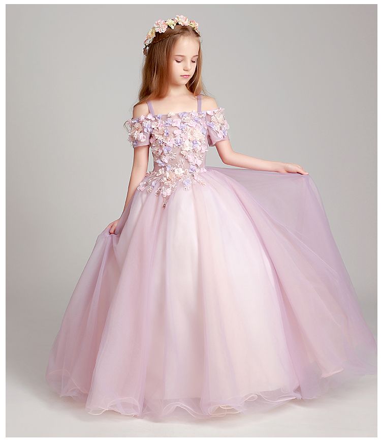 Dress Your Flower Girls In The Most Beautiful Hues Of Pink Organza Flower Girl Dress Pink Flower Girl Dresses Flower Girl Dresses