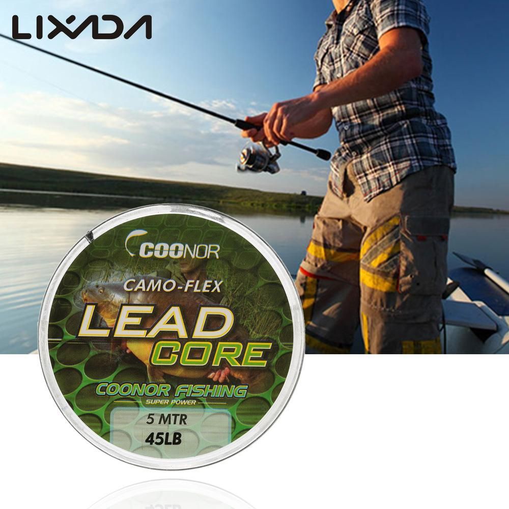 2020 45lb 5m Leadcore Braided Camouflage Carp Fishing Line Hair Rigs