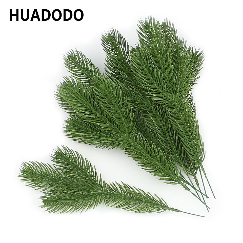 New Artificial Pine Branches Fake Plants Flowers Christmas Tree For Xmas Ornaments Decorations Cheap Sale New Artificial Pine Branches Fake Plants Flowers Christmas Tree For Xmas Ornaments Decorations Cheap Sale