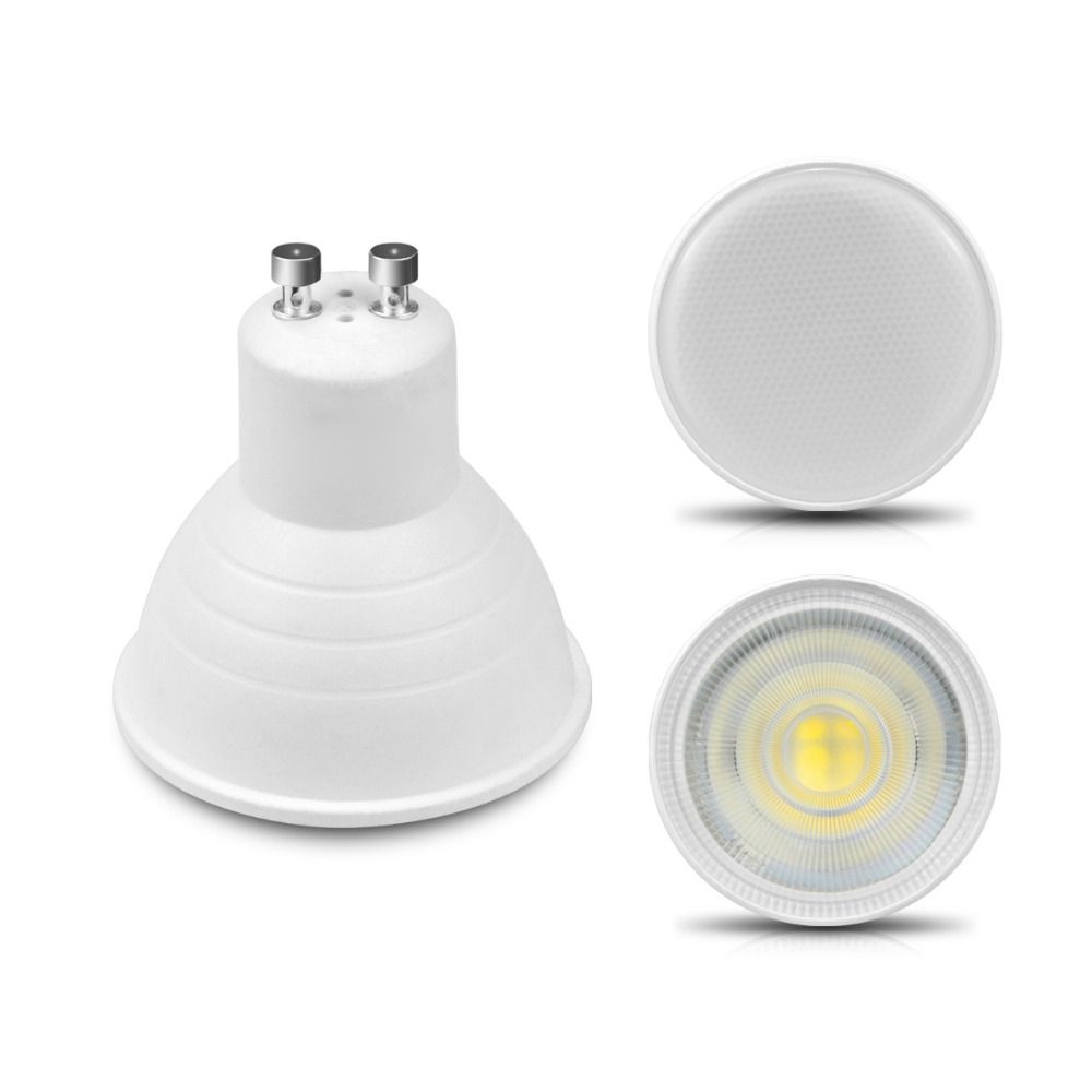 Degree Spotlight Lamp Spotlight Light GU10 6W LED Lamp For Downlight MR16 230V 24 Bulb 220V LED Chip 120 Table COB LED lTJ1c3FK