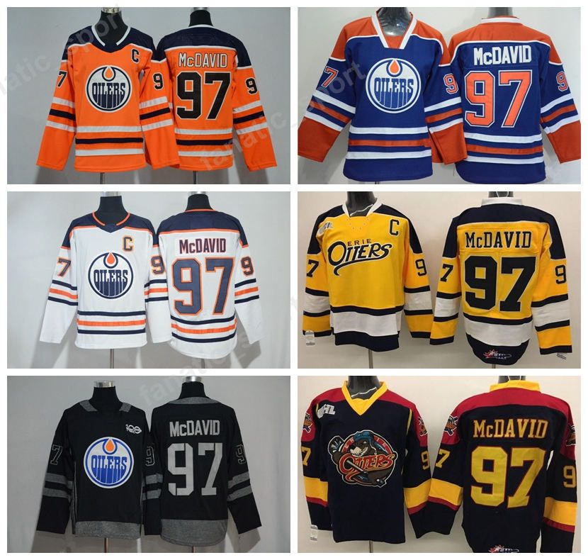 2020 2018 Ice Hockey 97 Connor McDavid Edmonton Oilers Jerseys 100th