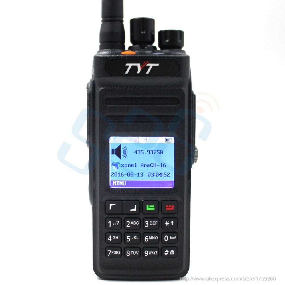 Water-proof Mic TYT MD-398 IP67 Water-proof DMR Digital Handheld Radio 10W UHF