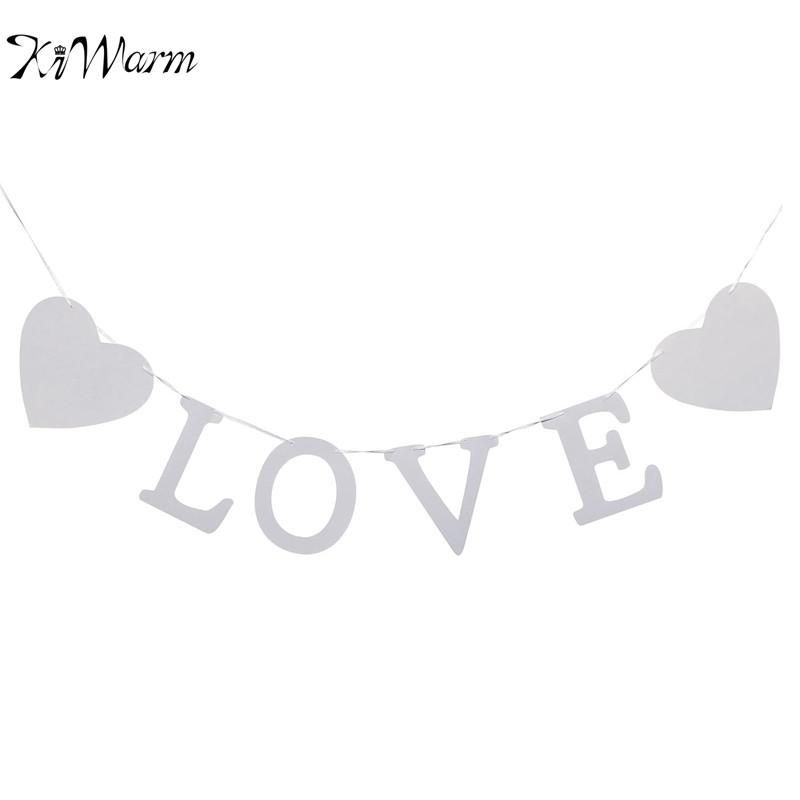 Wholesale Fashion Letter Love Paper Bunting Handmade Wedding Flags Banner Garland Card Crafts Home Decoration Craft Table Decorations Wholesale Fashion Letter Love Paper Bunting Handmade Wedding Flags Banner Garland Card Crafts Home Decoration Craft Table Decorations