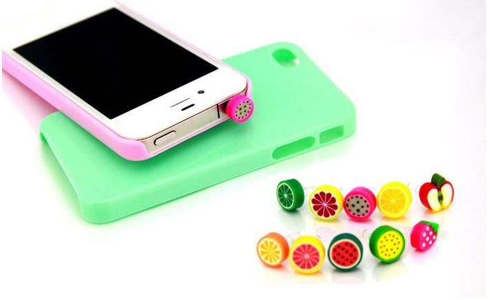 Acquistare Simulato Bel Telefono Di Frutta Antipolvere Spina Accessori Del  Telefono Cellulare Iphone Xiaomi Tutto Normale 3.5mm Jack Cuffie Auricolari  Economico | Consegna Veloce E Qualità | It.Dhgate