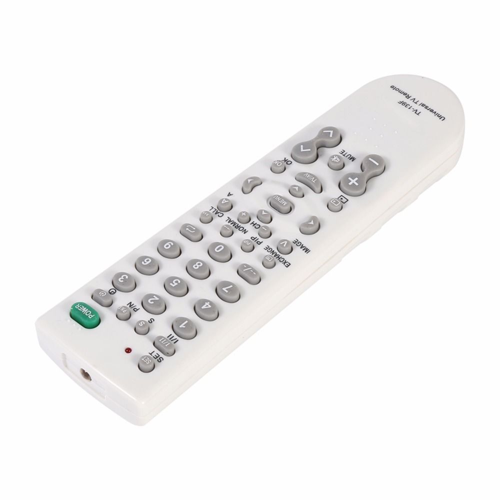Intelligent TV Remote Control Unit TV 139F Replacement Controller White