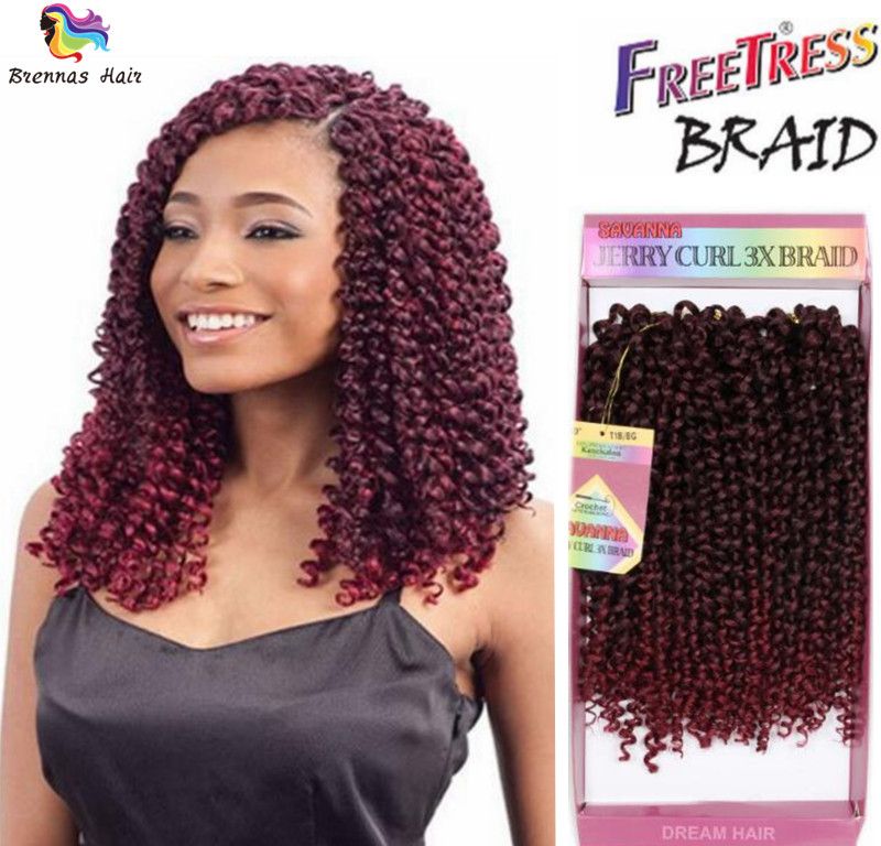 2019 Ombre Braiding Hair Bundles Crochet Braids Freetress 