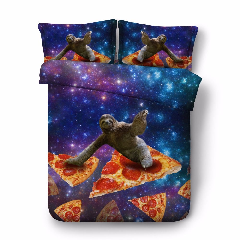 3d Printed Animal Sloth Comforter Bedding Sets Single Twin Double 3d Printed Animal Sloth Comforter Bedding Sets Single Twin Double Full Queen King Cal Blue Purple Duvet Cover Set 3 Super Size Linen