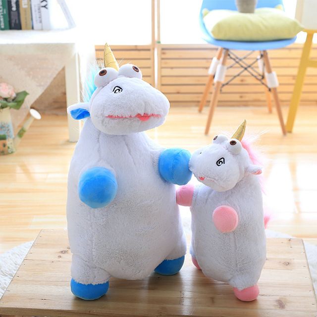 40cm 55cm Plush Toys Fluffy Unicorn Plush Pillow Toy Doll Cute