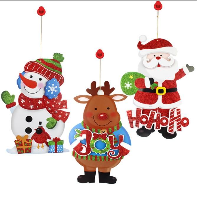 christmas card sticker wall