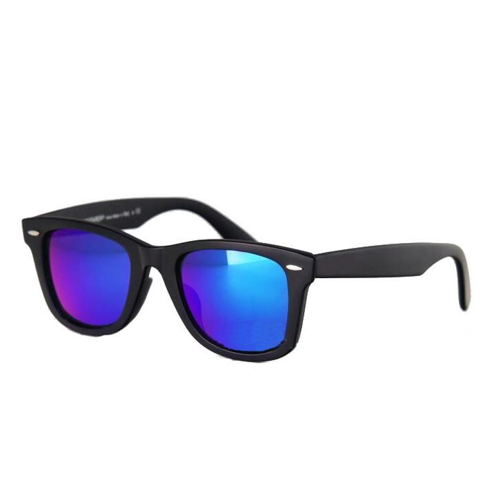 Nouveau sport bleu miroir lentille-UV400 lunettes de soleil 4054 