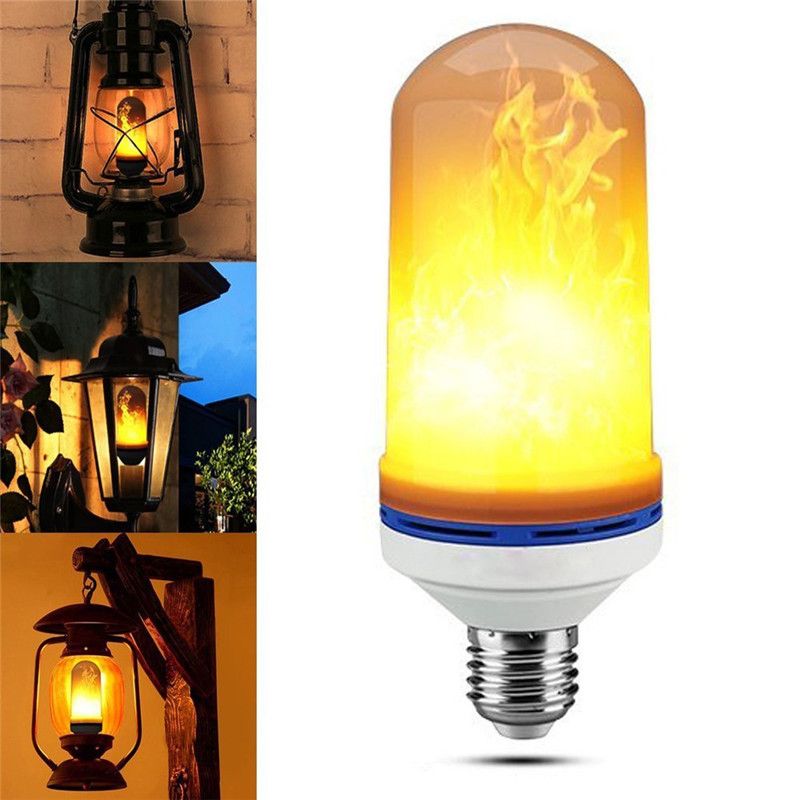 Led Flame Lamp Gravity G Sensor Fake Fire E26 Effect Light Led Flame Lamp Gravity G Sensor Fake Fire E26 Effect Light Bulb 110v 220v Flickering Emulation Lights 6w Decorative 7443 G4