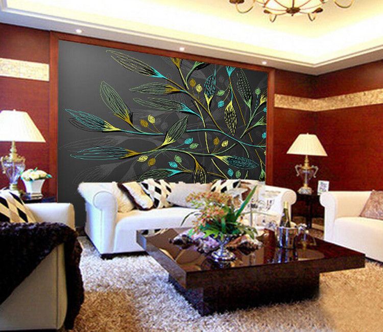 3d abstract wall murals