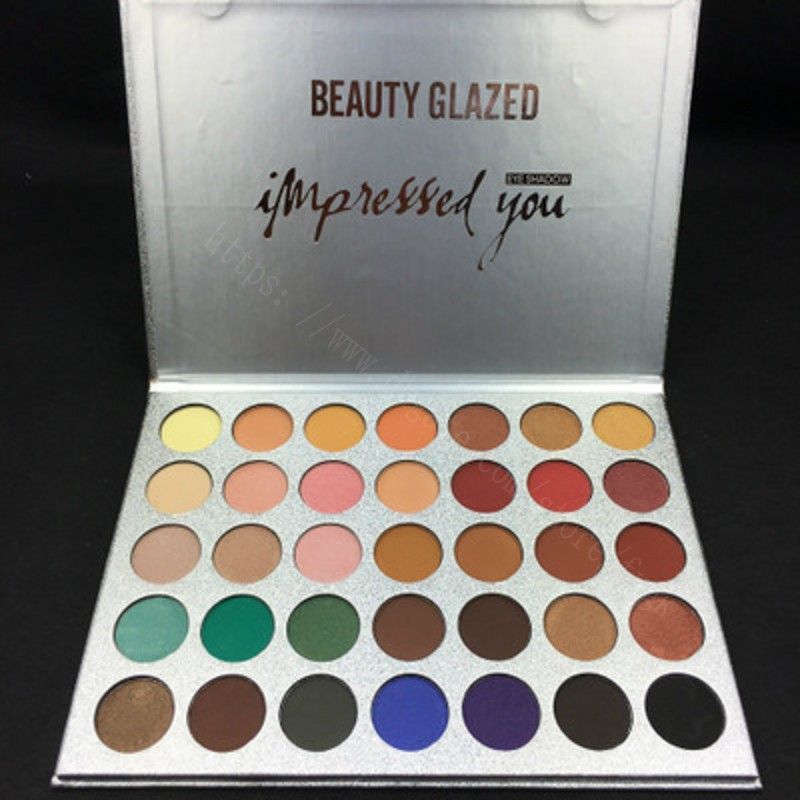 Hot Sell New Makeup Beauty Glazed Glitter Eyeshadow Palette Matte Eye Shadow High Qualityfree