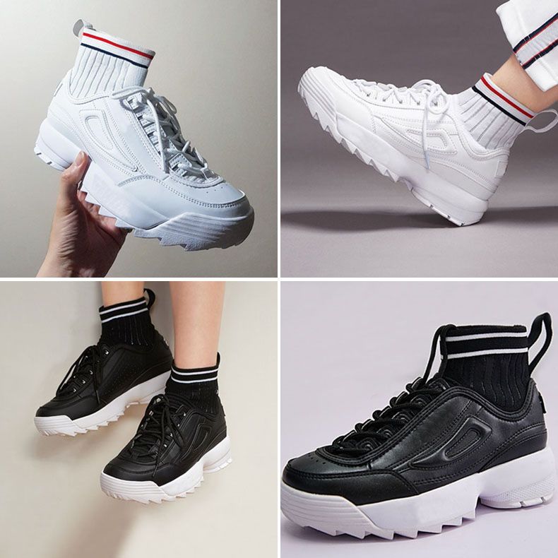 disruptor 2 sock mesh sneaker