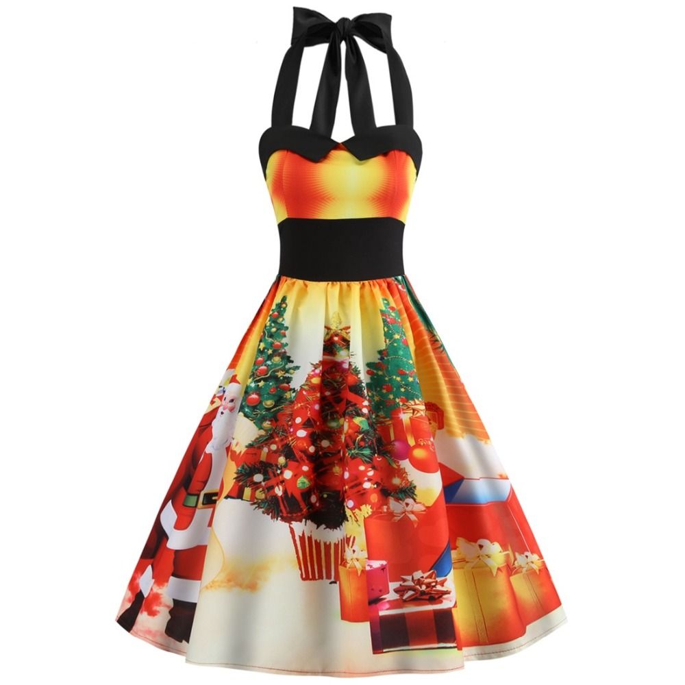 women christmas dress 2018 floral slim vintage dress sleeveless casual elegant party festival gift dresses costume plus size girls costumes spiderman - Vintage Christmas Dress women christmas dress 2018 floral slim vintage dress sleeveless casual elegant party festival gift dresses costume plus size girls costumes spiderman - Vintage Christmas Dress