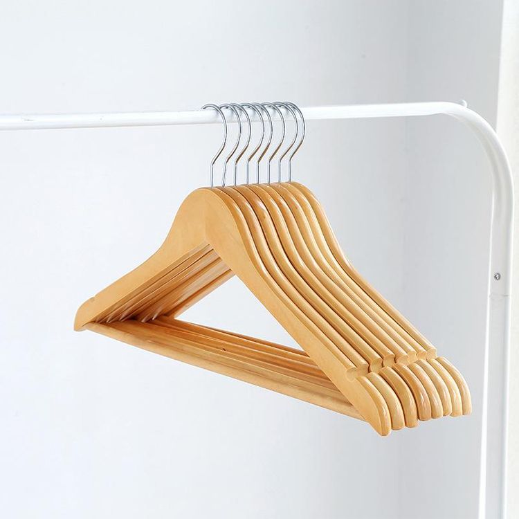 2020 Real Wood Hangers Store Shelves Of 100 Containers Solid Wood