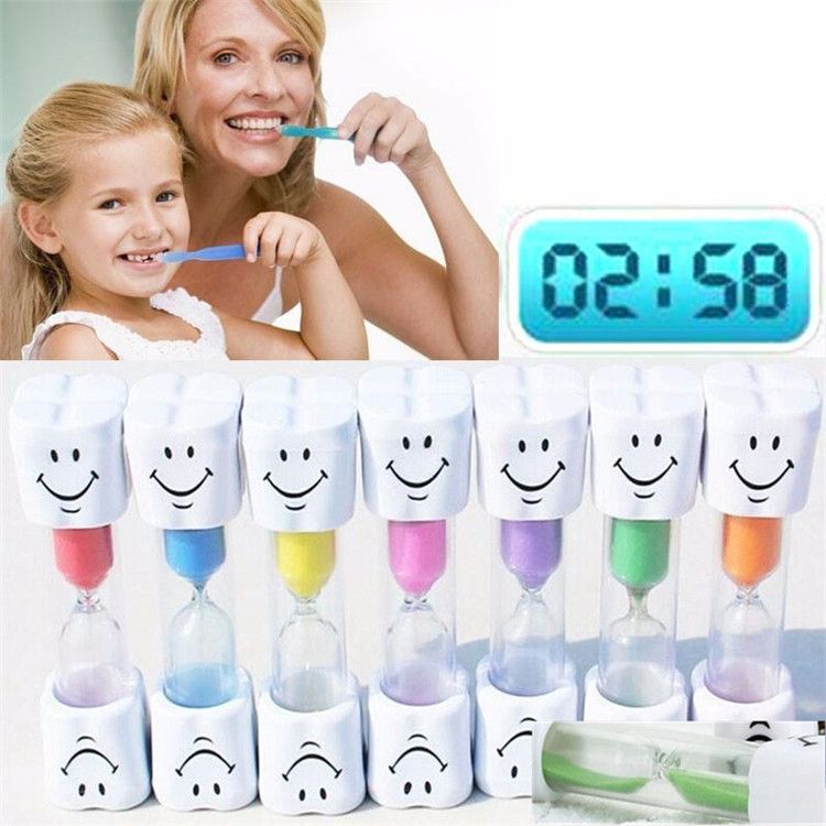 children kids toothbrush timer 3 minute smile sandglass tooth three minute countdown