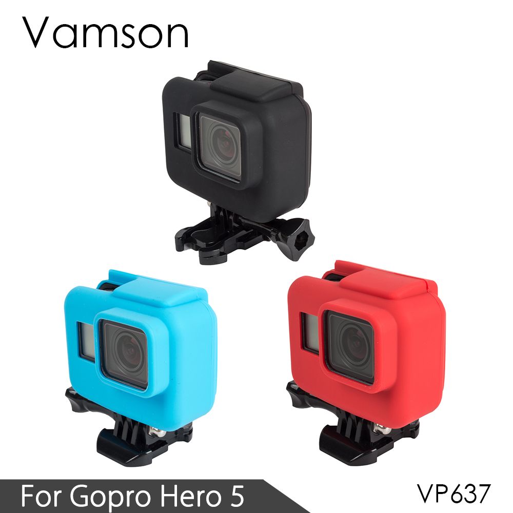 Silicona Suave Funda para Gopro Hero 5 Accesorios Cámaras Protector 5 Colours
