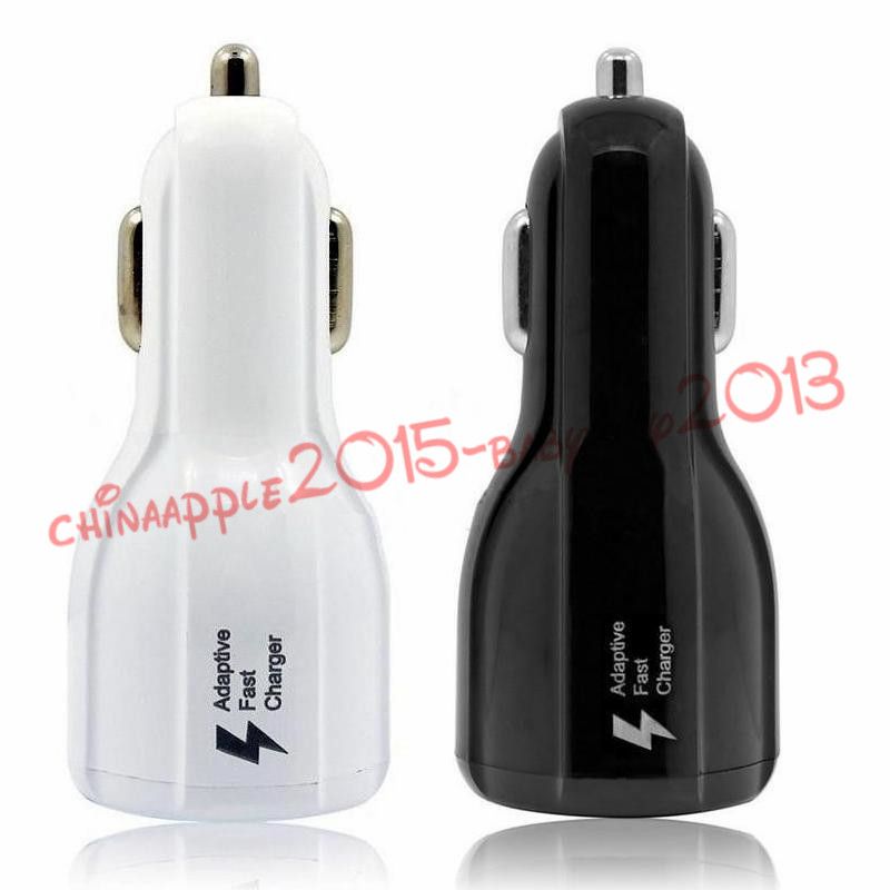 Fast Car Charger 5V 9V 12V 3.1A Dual usb port Car Power Charger adapter for samsung galaxy s6 s7 s8 plus note 4 5 gps mp