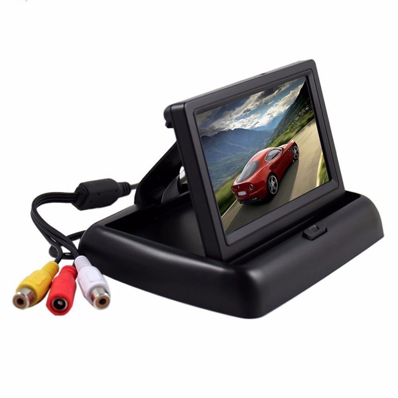 2020 New 4.3inch Car Video Player HD Foldable Car Monitors TFT LCD